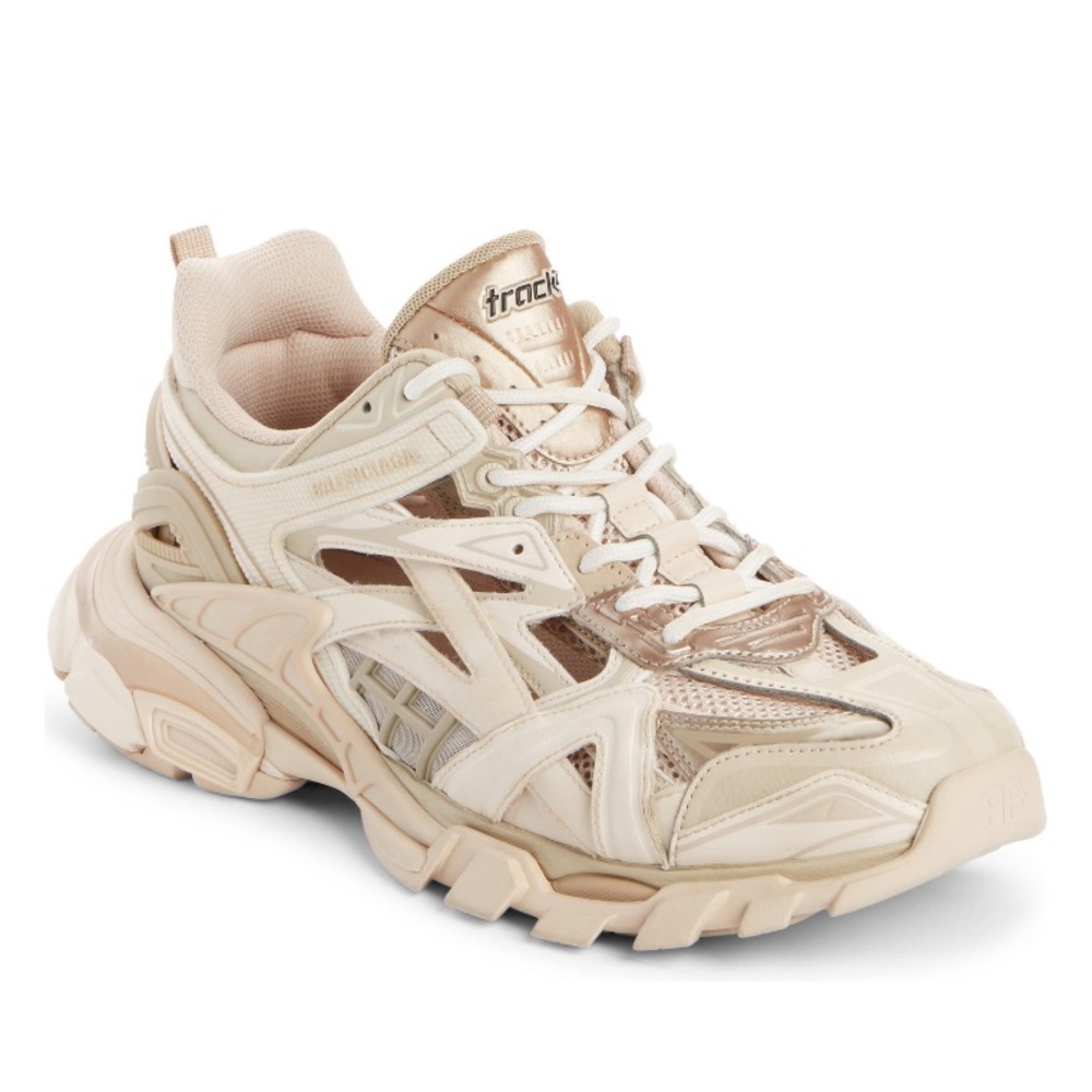 Balenciaga Beige and Cream Sneakers